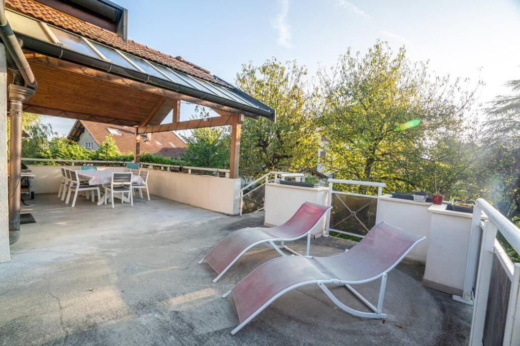 Villa Maison Vue Semnoz à Annecy Extérieur photo